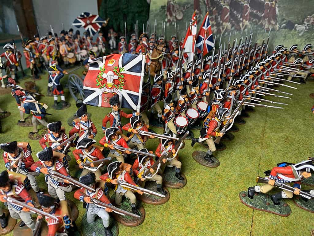 Diorama: Schlacht von Cowpens 1781