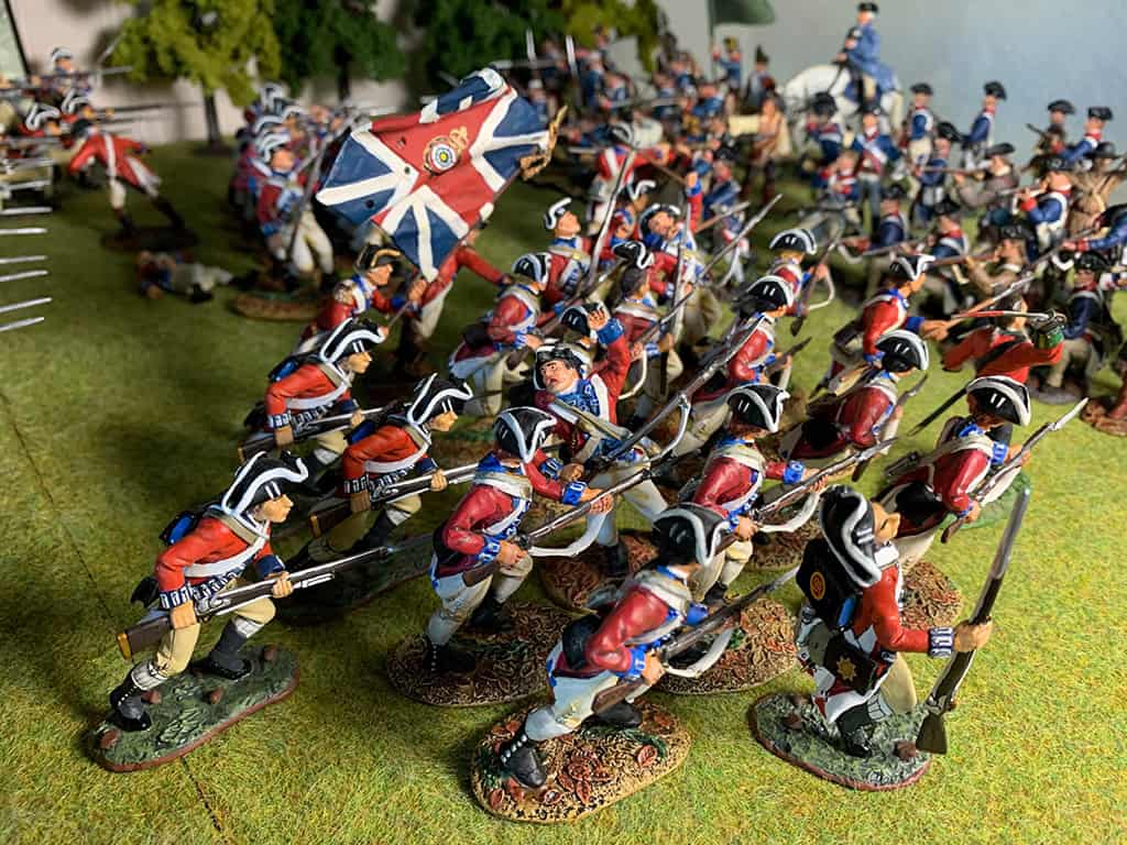 Diorama: Schlacht von Cowpens 1781